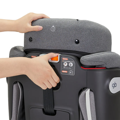 Silla de auto Combinada Pockit Armor R129 Gris
