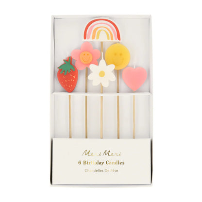 Velas iconos felices