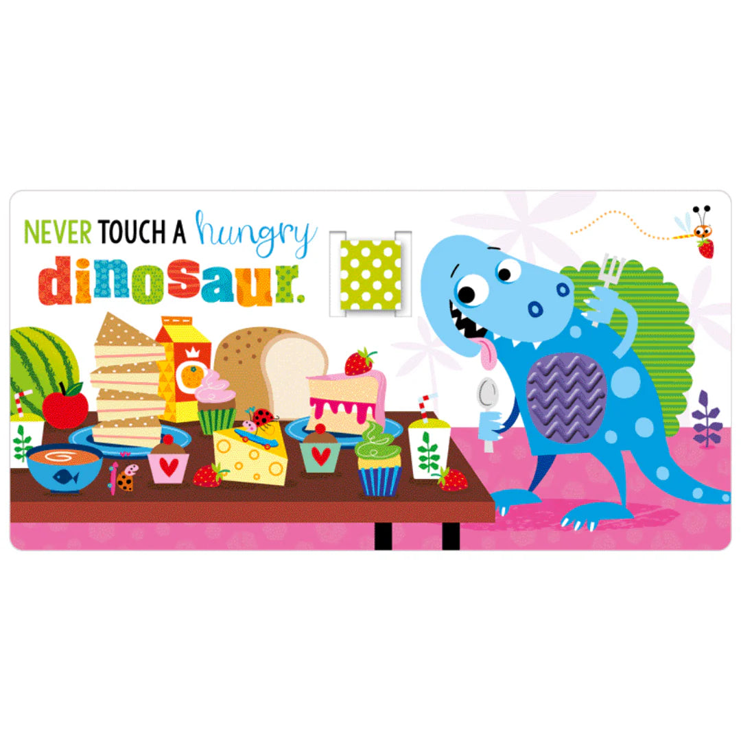 Libro Mini Never Touch a Dinosaur