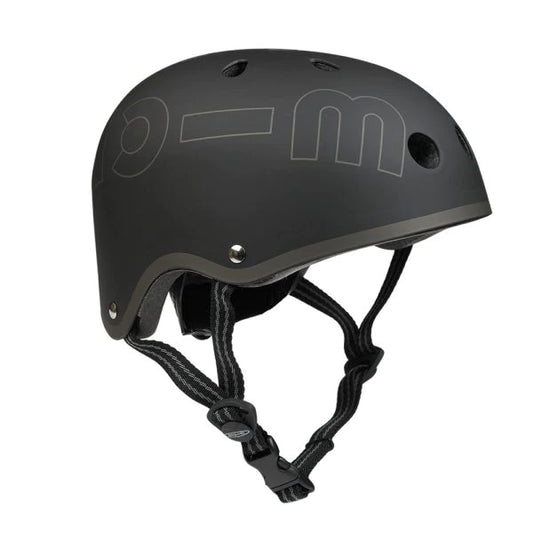 Micro Casco Negro Mate L