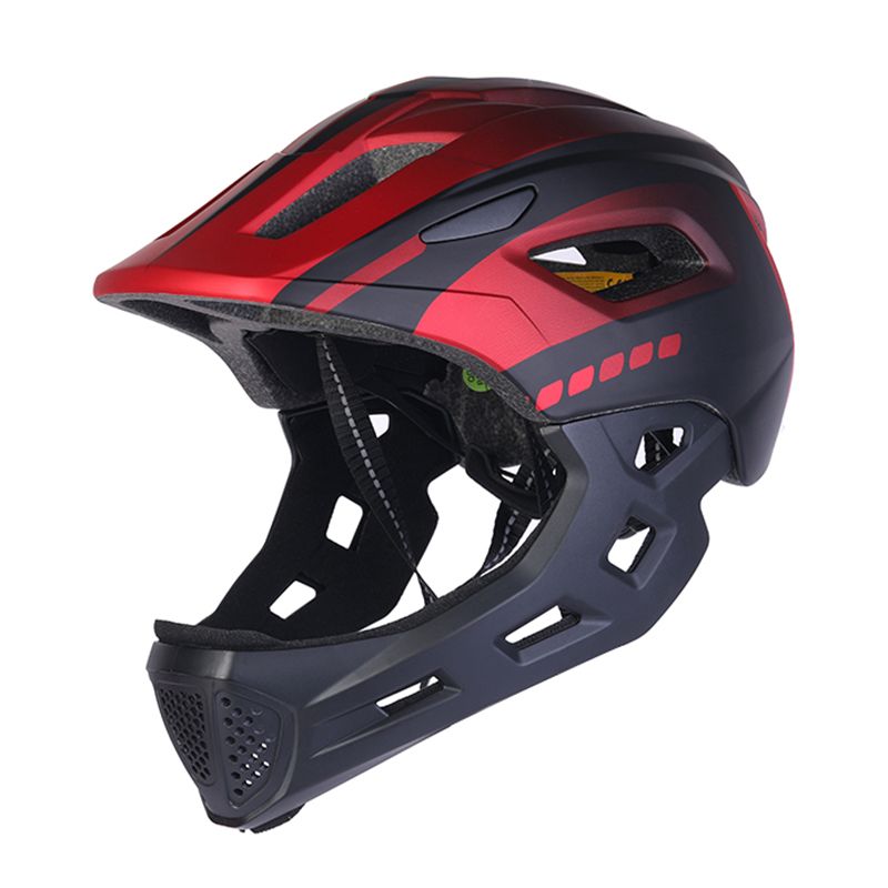 Casco Integral Desmontable Rojo