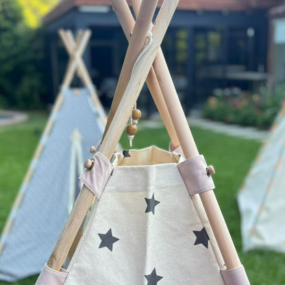 Carpas Tipi Estrellas Rosa pastel