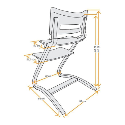 Silla de Comer Leander Whitewash