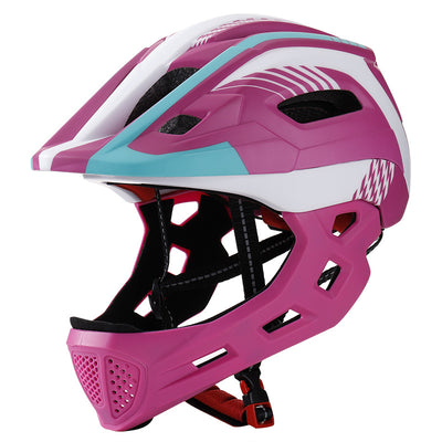 Casco Integral Desmontable Rosado S 52 a 56 cm.