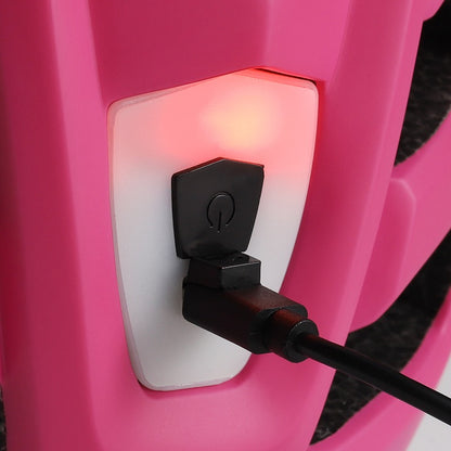 Casco Integral Desmontable Rosado S 52 a 56 cm.