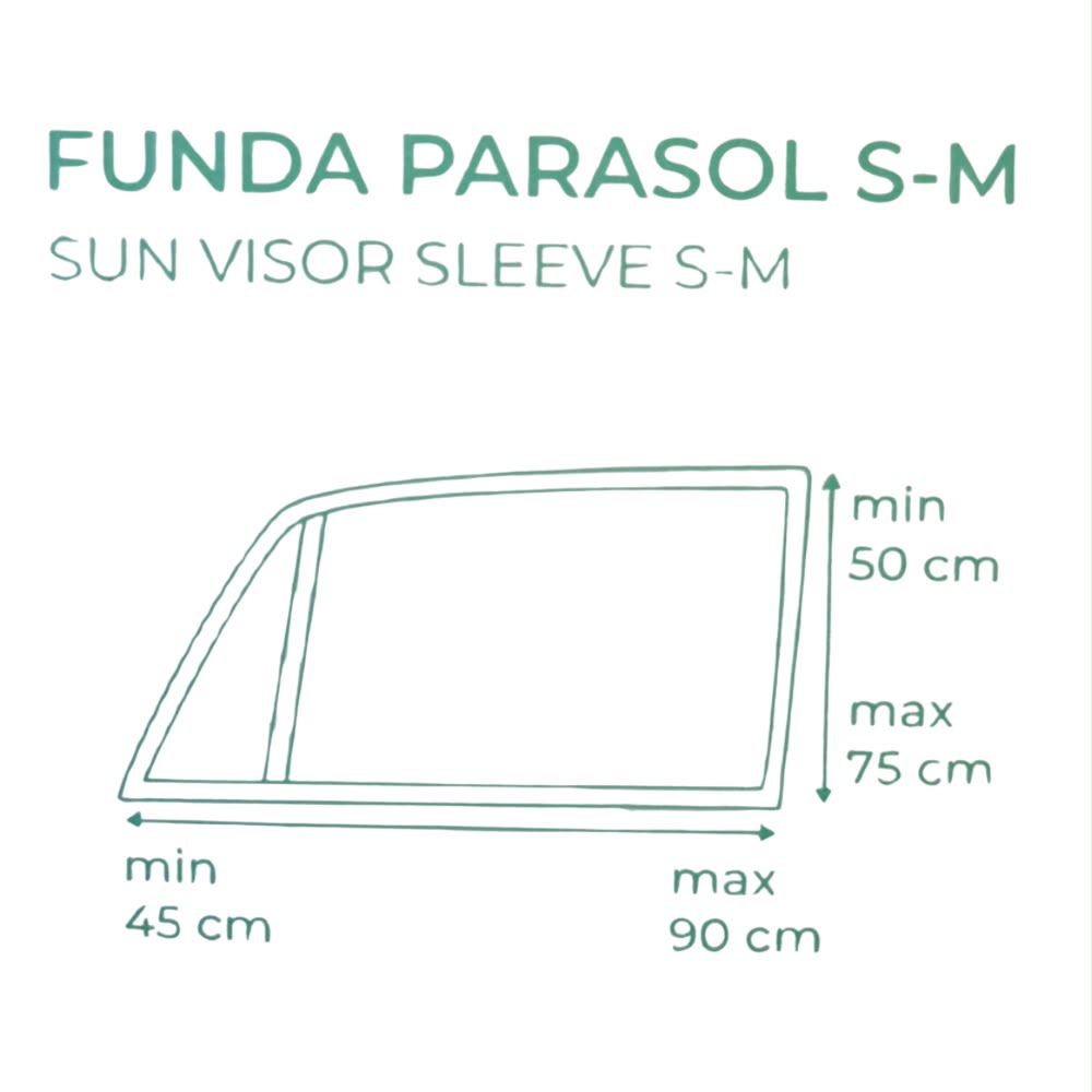 Sombrilla Flexible Sunny ventana Auto (2 unidades)