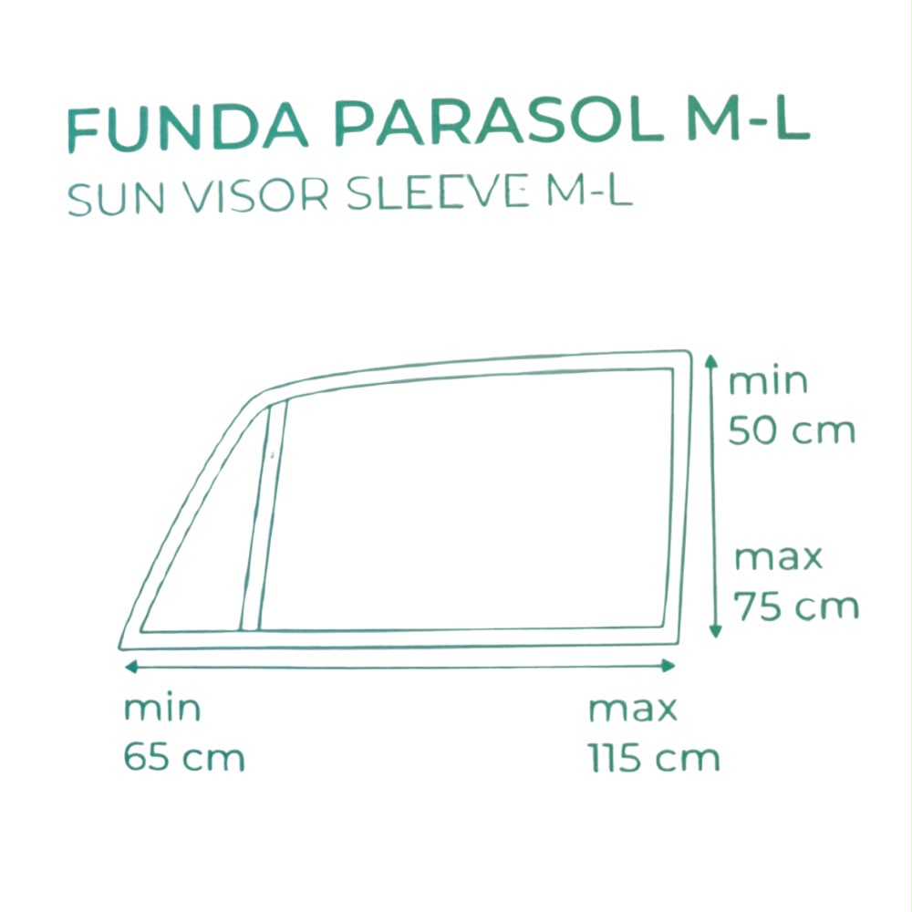 Sombrilla Flexible Sunny ventana Auto (2 unidades)