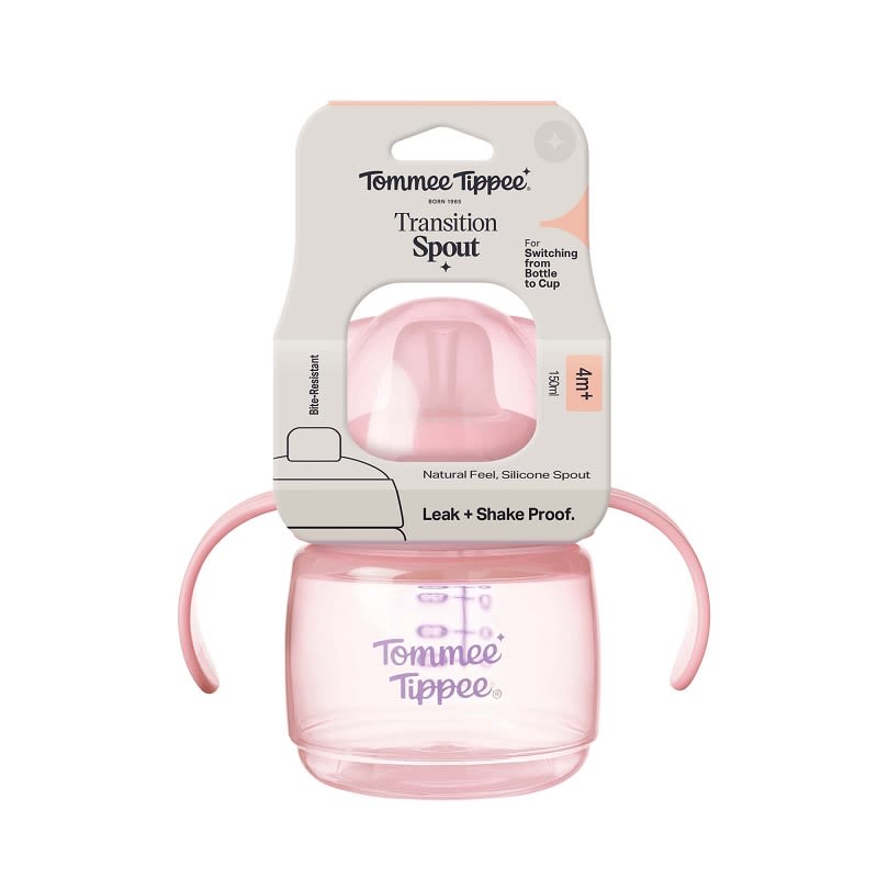 Vaso boquilla blanda Transition 4m 150ml Celeste