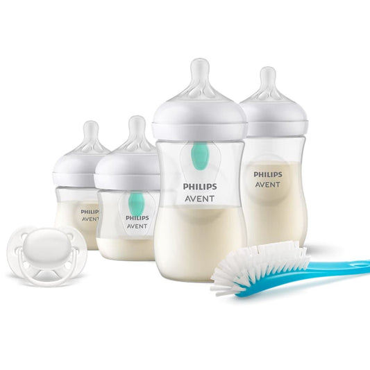 Set Regalo Mamadera Air Free Vent 3.0 + Cepillo + Chupete Avent