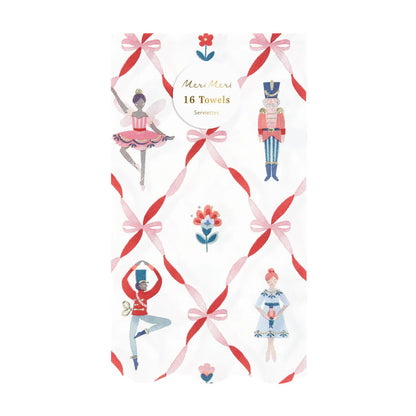 Servilletas ballet Cascanueces alargadas