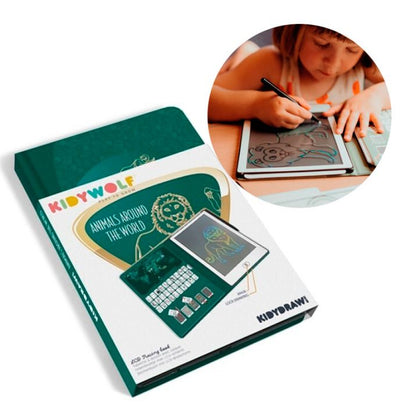 Tablet de dibujo Kidydraw Animales alrededor del mundo