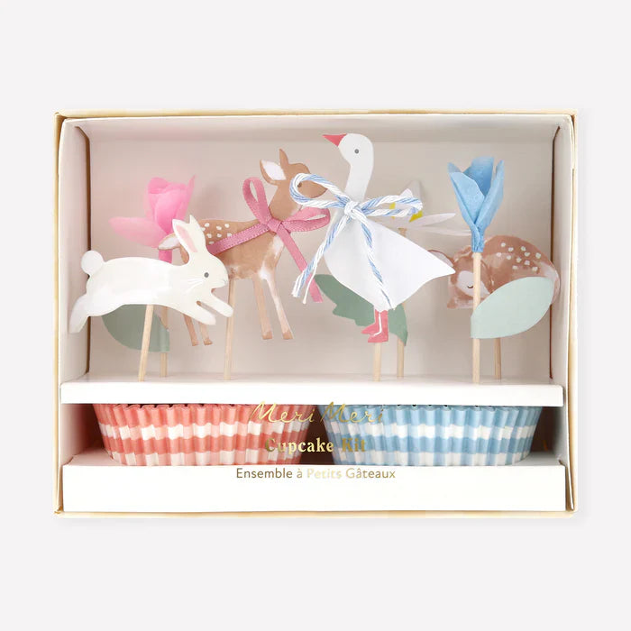 Kit para cupcakes pequeños animales