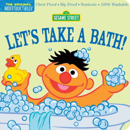Libro Indesctructible: Sesame Street Let’s Take a Bath!