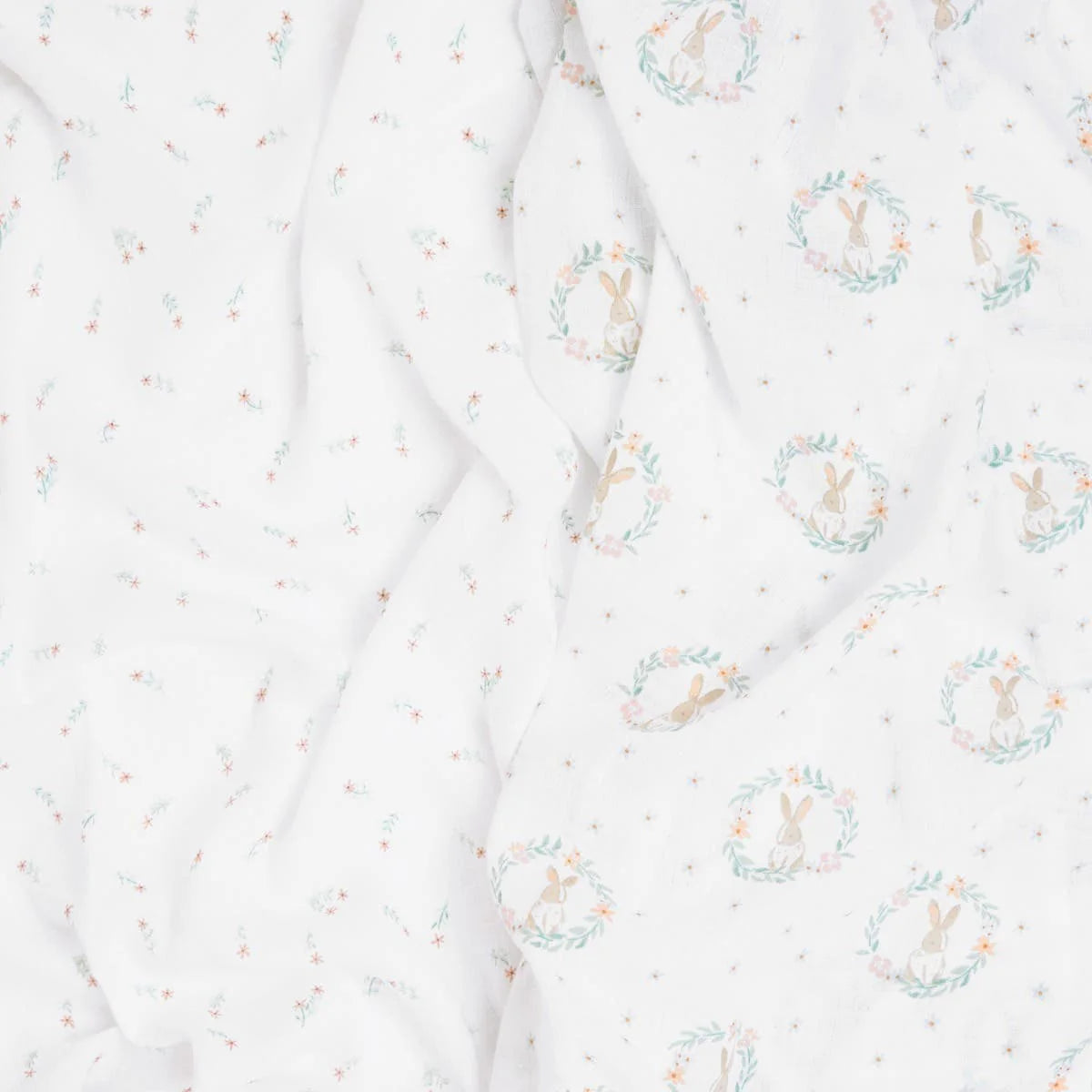 Pack De 2 Tuto Swaddle De Muselina Blushing Bunnies