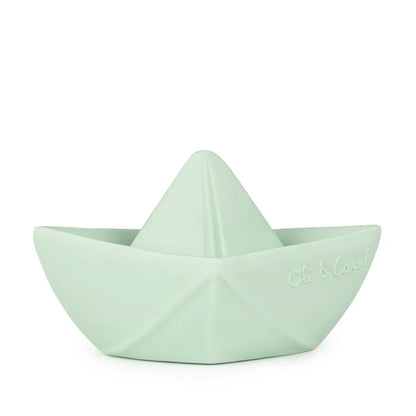 Juguete para la tina Bote origami Menta