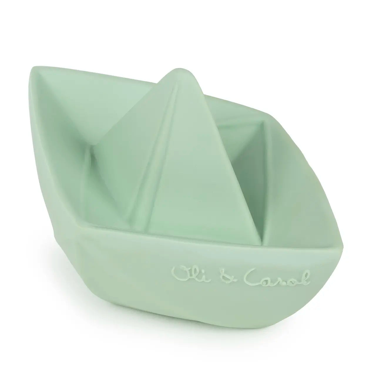 Juguete para la tina Bote origami Menta