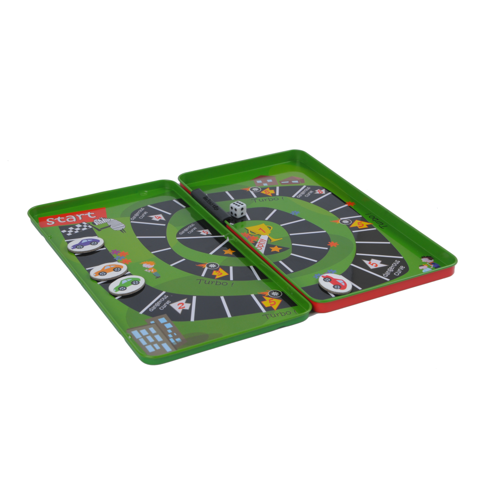 Juego Magnético de viaje Carrera de autos