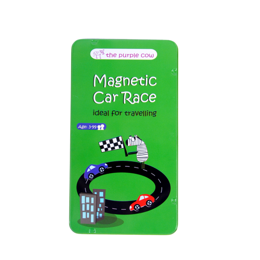 Juego Magnético de viaje Carrera de autos