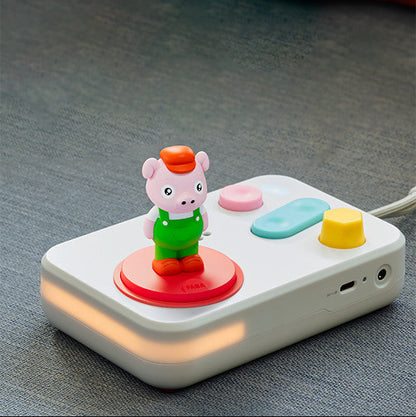 Personaje sonoro para cuentacuentos Faba los tres chanchitos y otro cuento