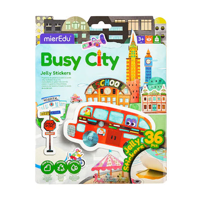 Stickers con gel Reutilizables La Ciudad