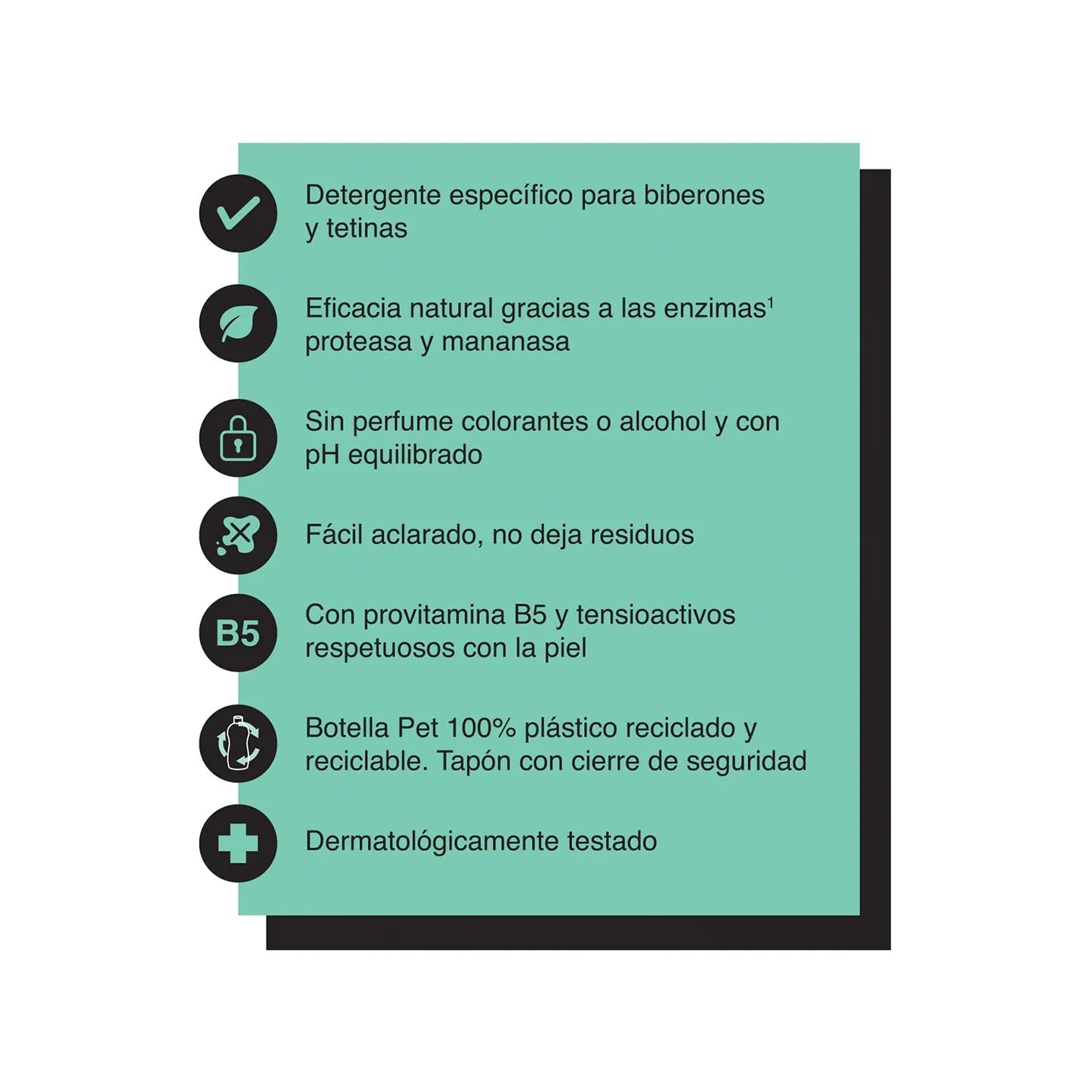 Detergente Líquido para chupetes y mamaderas 500 ml