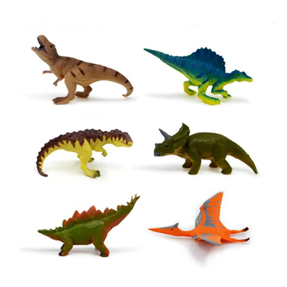 Set Figuras de Dinosaurios 6 Pcs