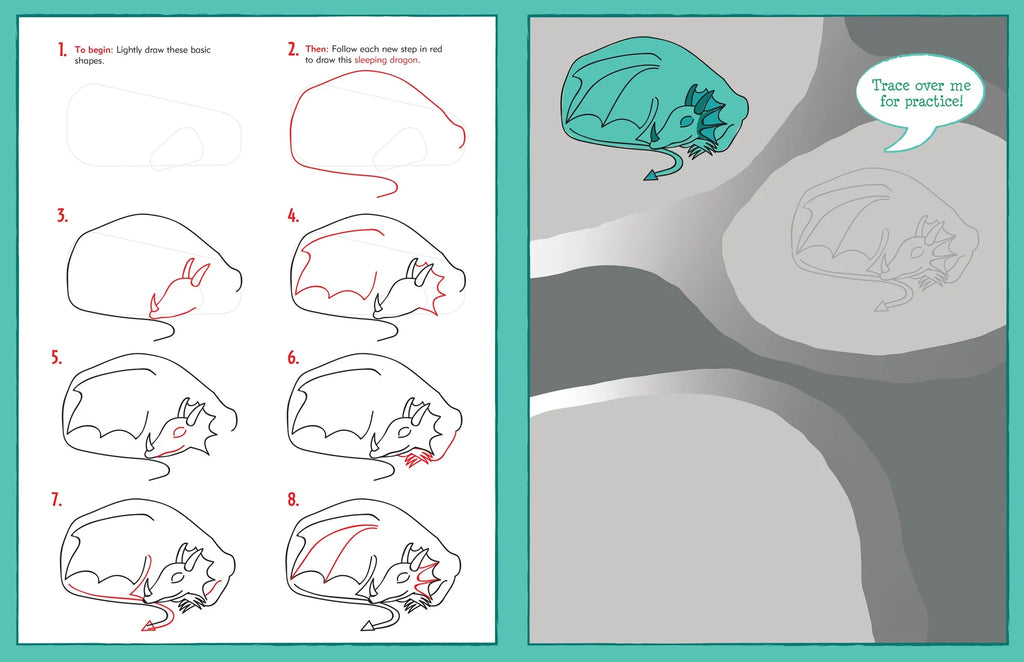 Libro Aprende a dibujar Dragones