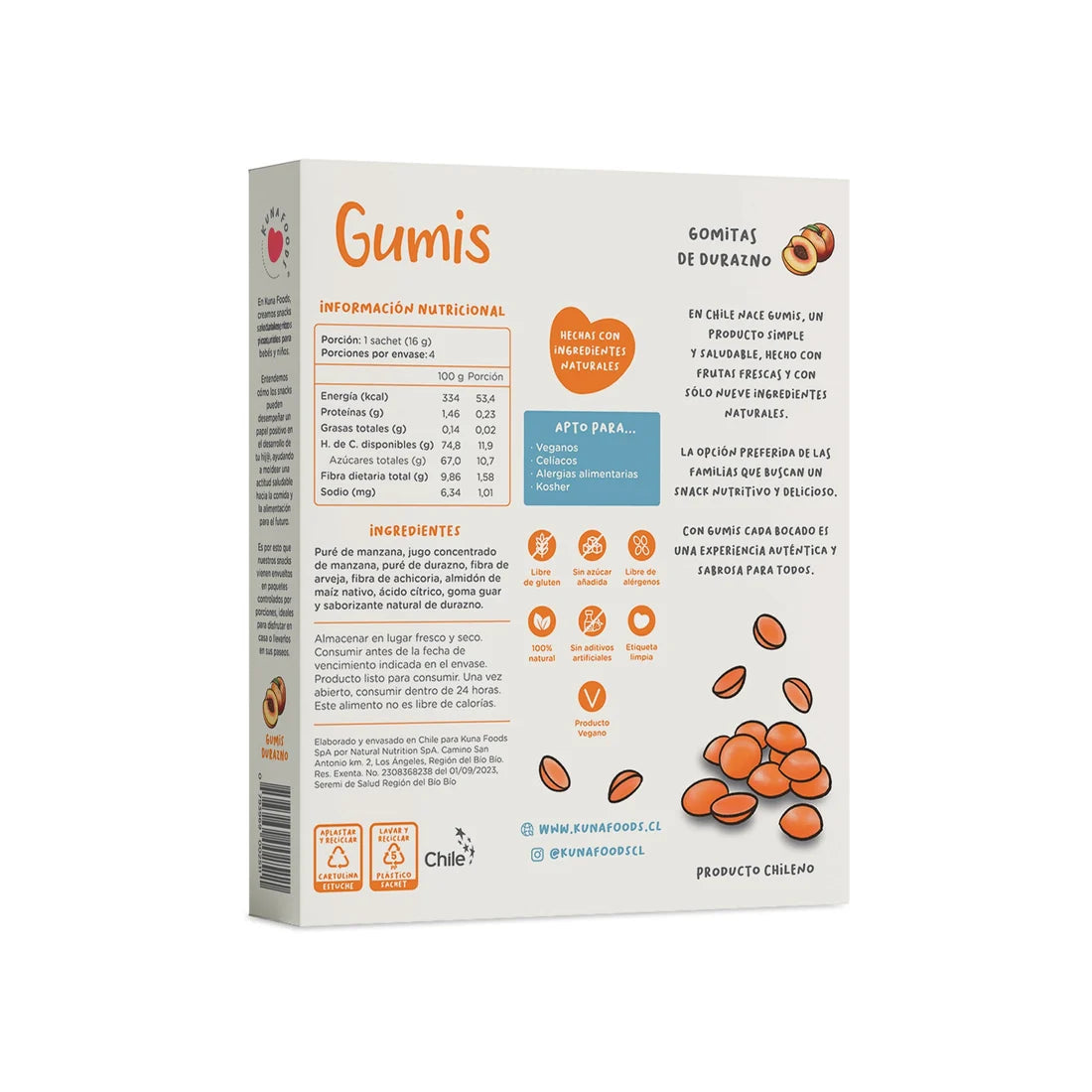 Gumis Durazno