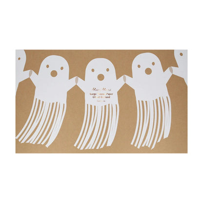 Guirnalda de papel de seda con forma de Fantasmas