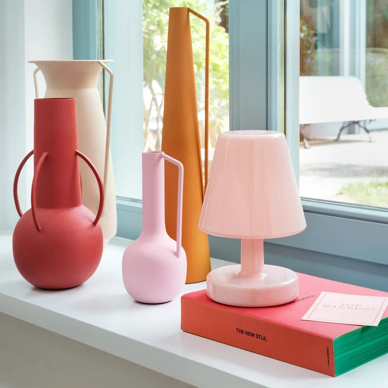 Lámpara portátil Edison The Ambiance Rosa