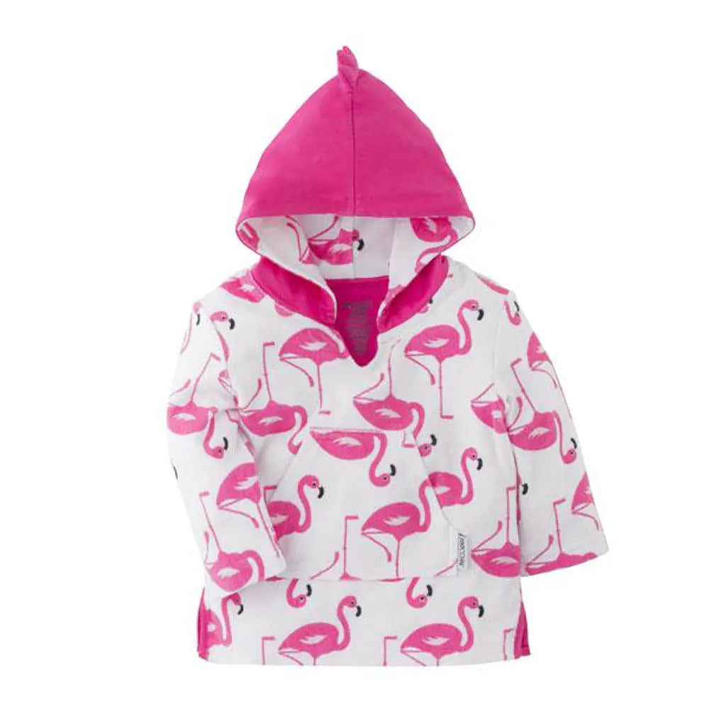 Poncho de Toalla Piscina Flamenco
