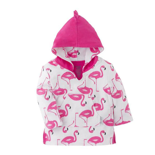 Poncho de Toalla Piscina Flamenco