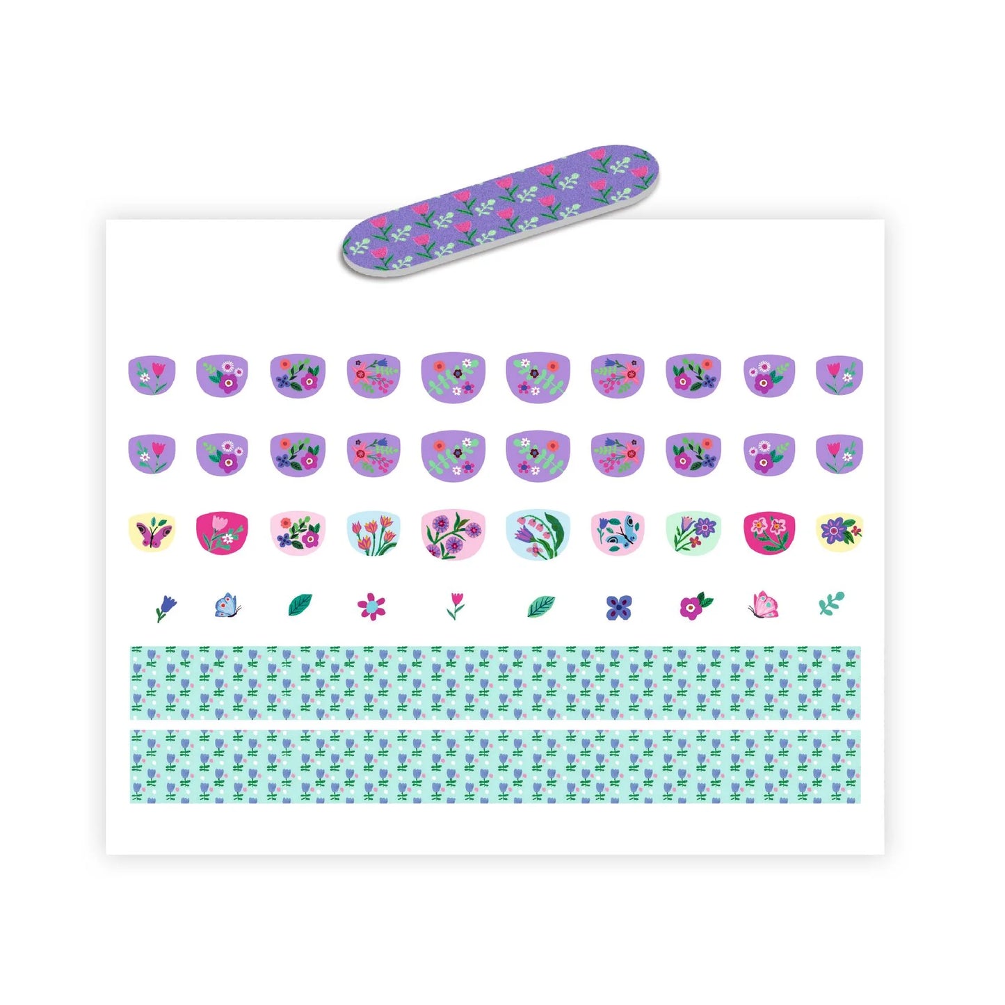 Stickers para uñas de Flores