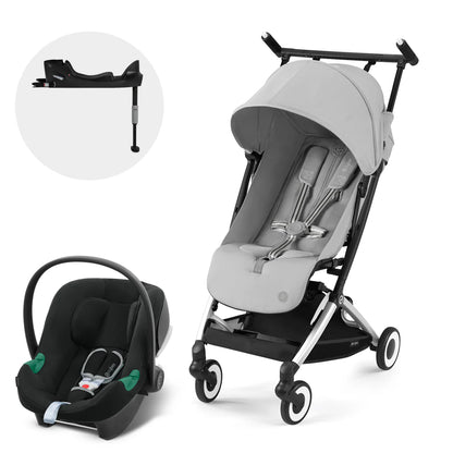 *Combo Travel System Libelle Fog Grey + Aton B2 + Base Cybex