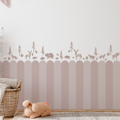 Stickers de Muro removibles Forest Rosado