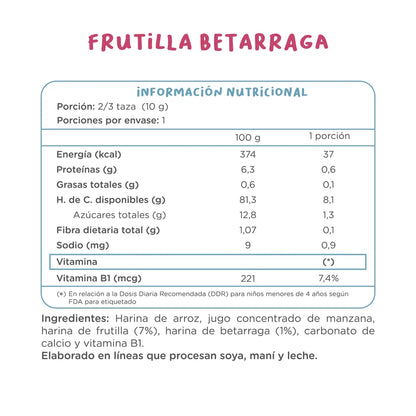 Puffs Frutilla Betarraga Individual