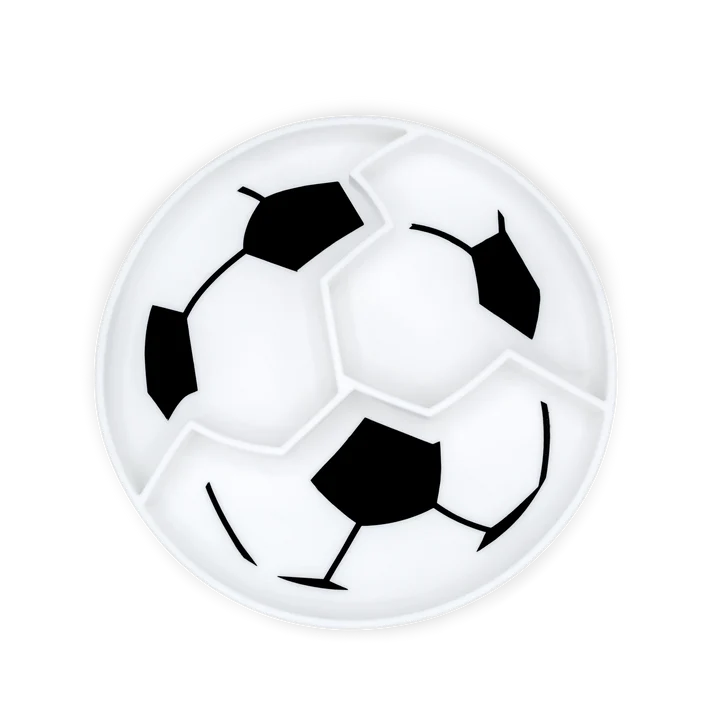 Plato de silicona con succión Fútbol