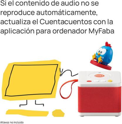 Personaje sonoro para cuentacuentos Faba Gallina Pintadita