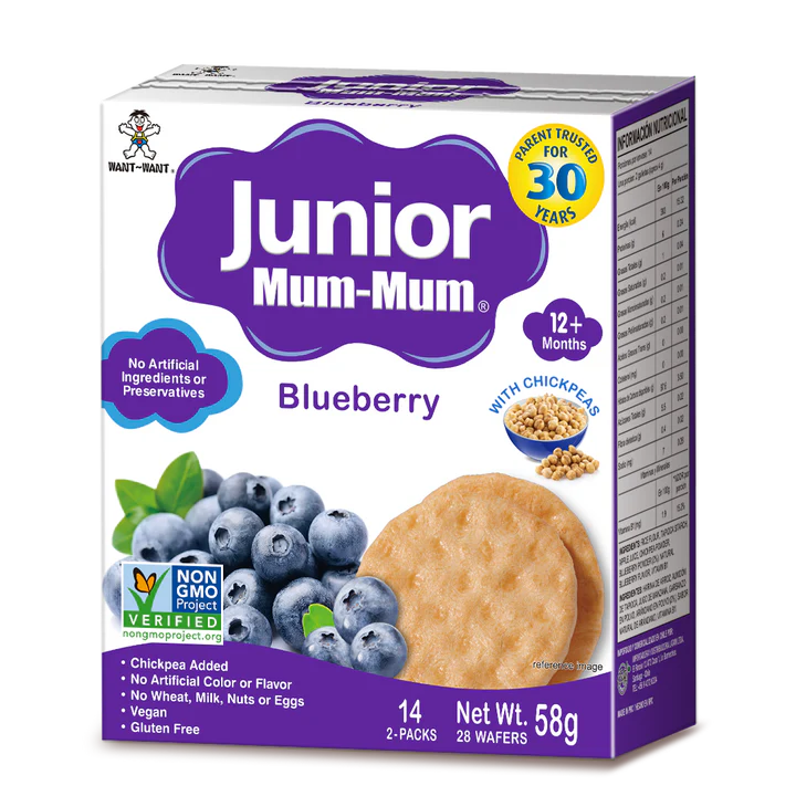 Galletas Baby MumMum Junior Arándanos