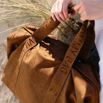 Bolso Maternal Mommy Bag Cuero vegano Hezelnut