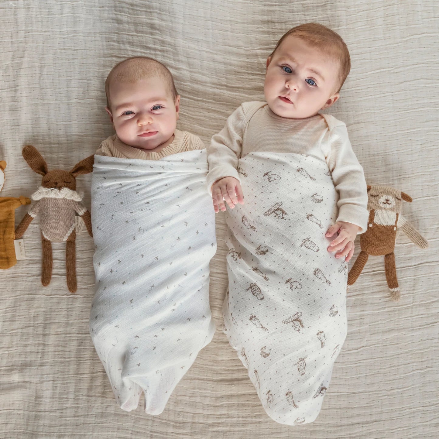 Pack De 2 Tuto Swaddle Bambú Healing Nature