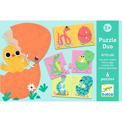 Puzzle Dúo huevos divertidos