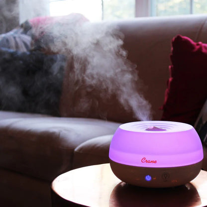 Humidificador y Difusor de Aroma Redondo