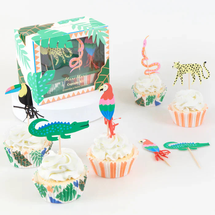 Kit para cupcakes Jungla