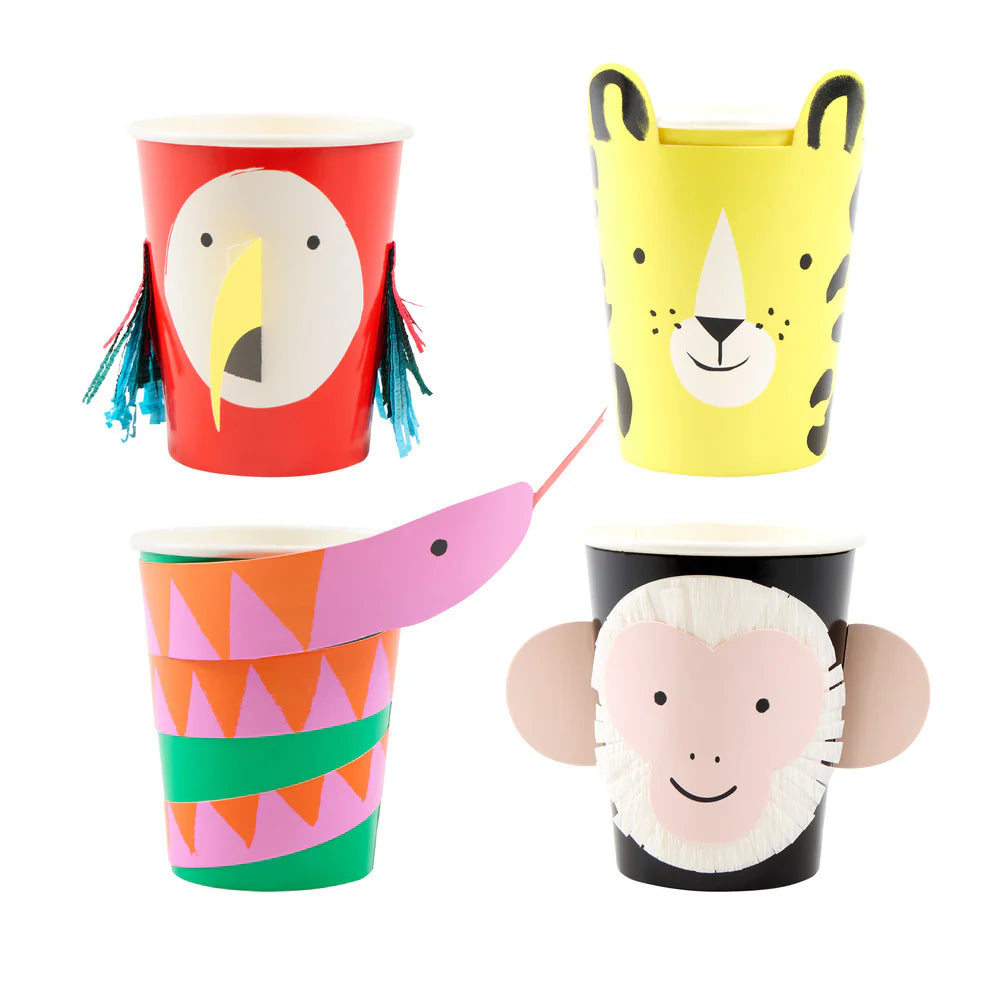 Vasos con funda Jungla