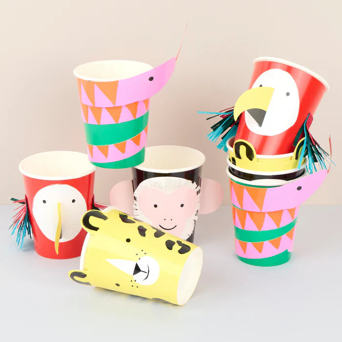 Vasos con funda Jungla