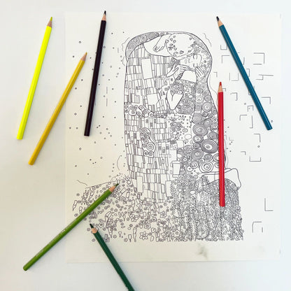 Cuadro Enmarcado para armar y pintar Gustav Klimt