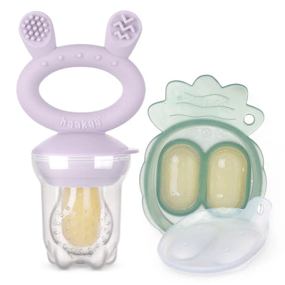 Chupete de fruta y Leche materna Freeze-N-Feed Lila