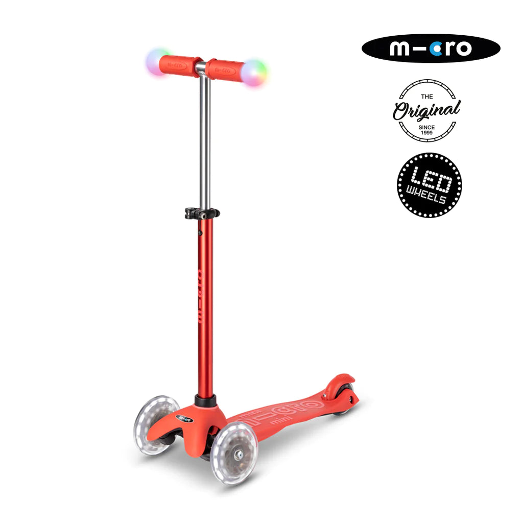 Scooter Mini2grow LED Magic Rojo