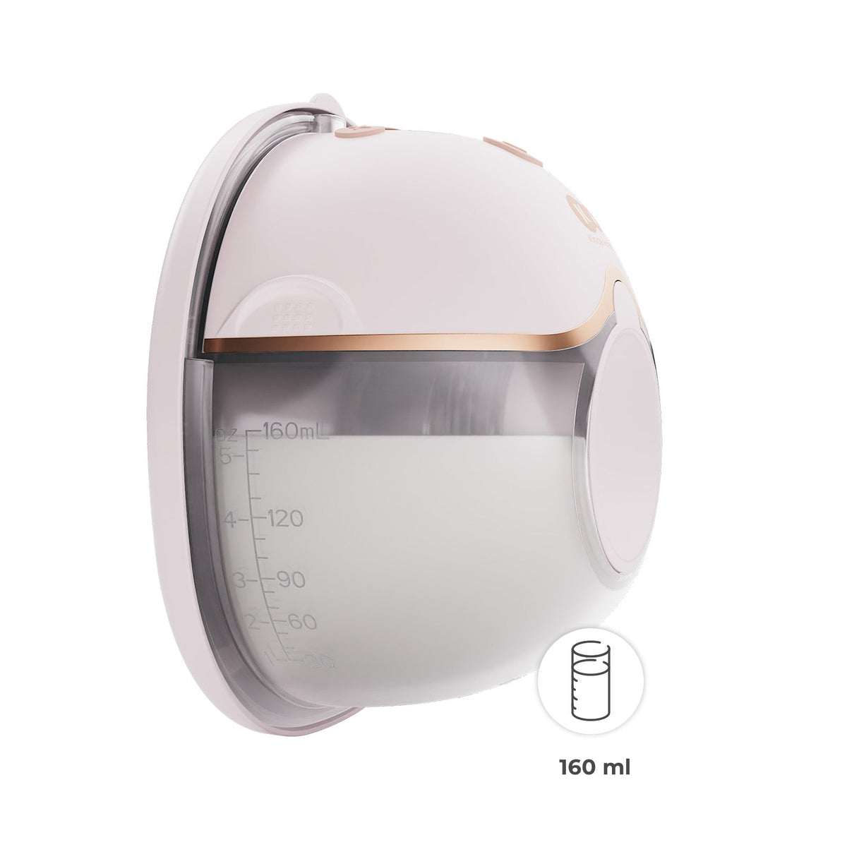 Extractor de leche materna inalámbrico Mamaflow Single Rosa